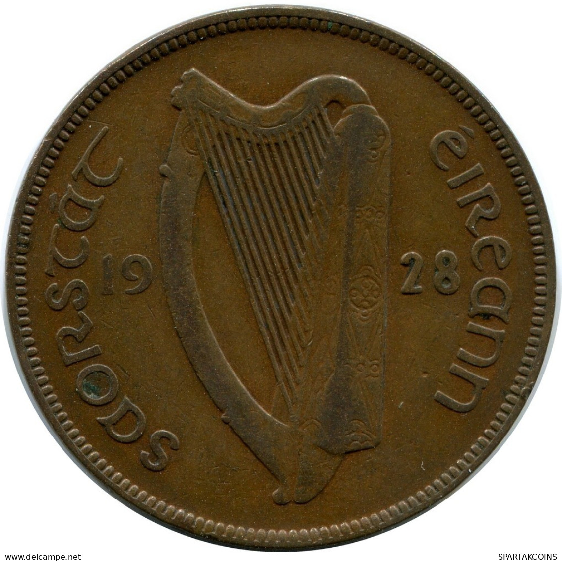 1 PENNY 1928 IRLANDA IRELAND Moneda #AY269.2.E.A - Irland