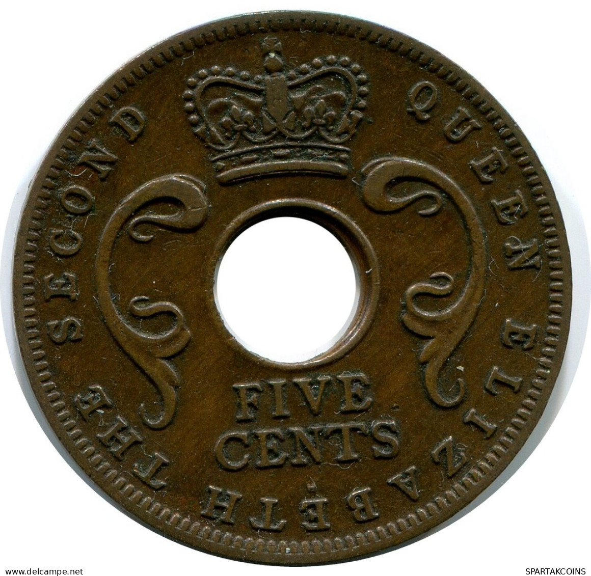 5 CENTS 1957 ÁFRICA ORIENTAL EAST AFRICA Moneda #AP874.E.A - British Colony