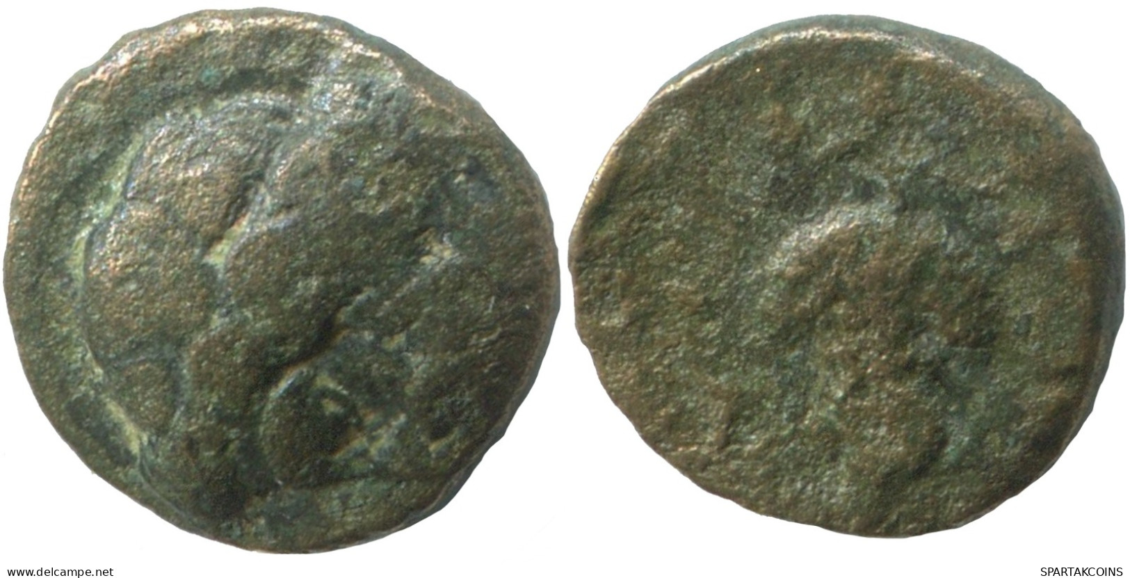 APOLLO GRAPE Authentic GREEK Coin 1.1g/10mm #SAV1393.11.U.A - Griechische Münzen