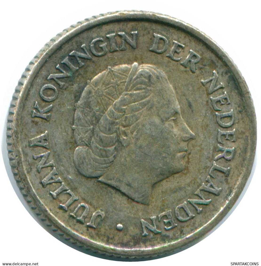 1/4 GULDEN 1963 ANTILLAS NEERLANDESAS PLATA Colonial Moneda #NL11222.4.E.A - Antille Olandesi