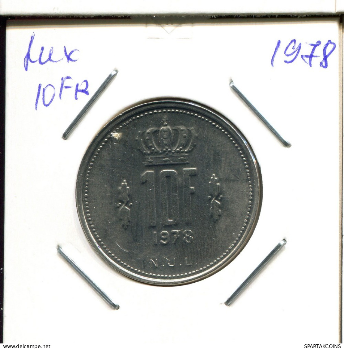 10 FRANCS 1978 LUXEMBURGO LUXEMBOURG Moneda #AT243.E.A - Luxemburg
