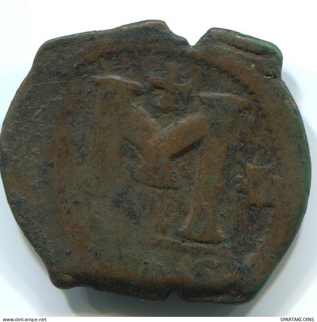 Auténtico Original Antiguo BYZANTINE IMPERIO Moneda 13.9g/34mm #ANT1367.27.E.A - Bizantine