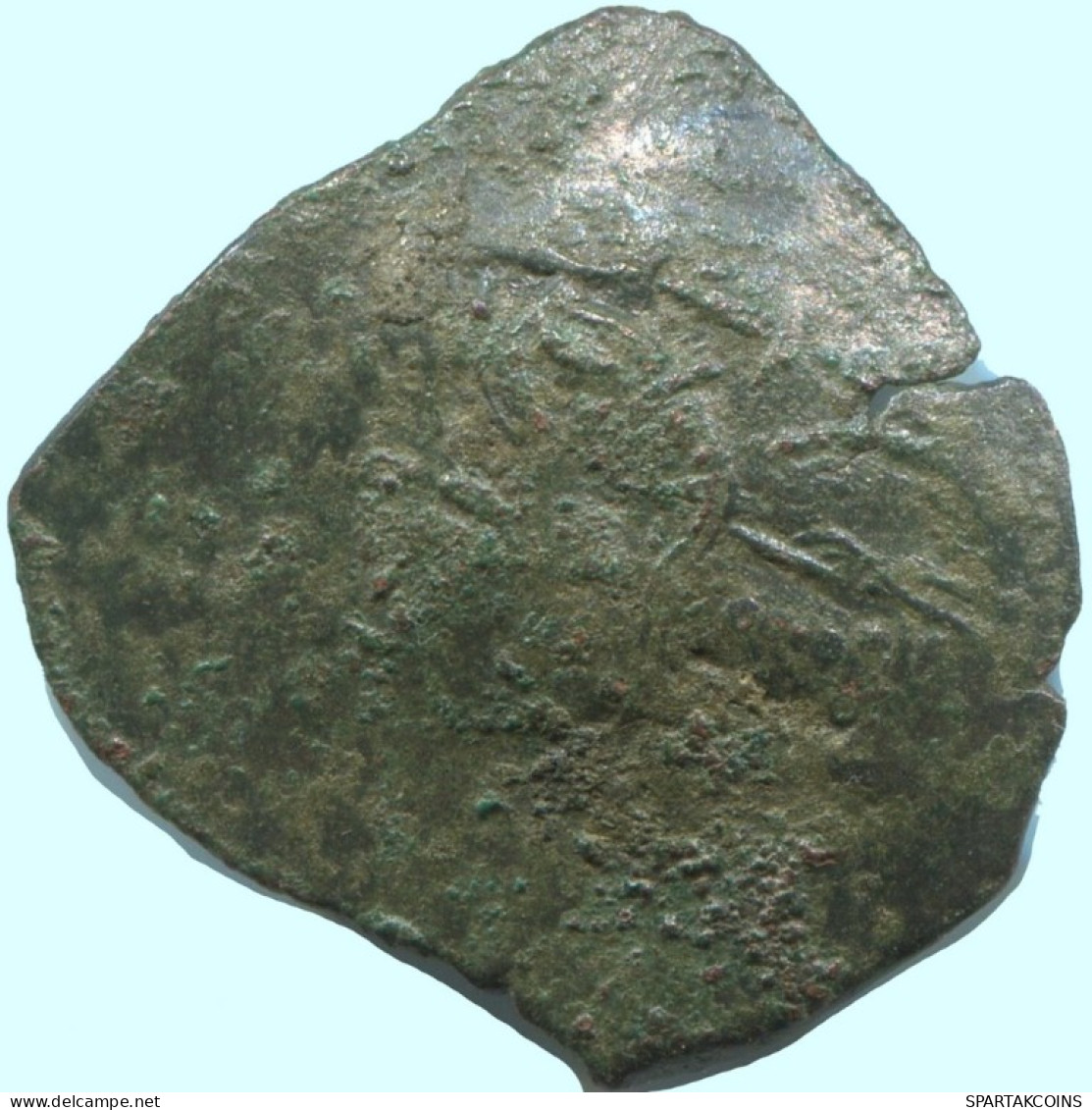 Auténtico Original Antiguo BYZANTINE IMPERIO Trachy Moneda 1.7g/21mm #AG643.4.E.A - Byzantinische Münzen
