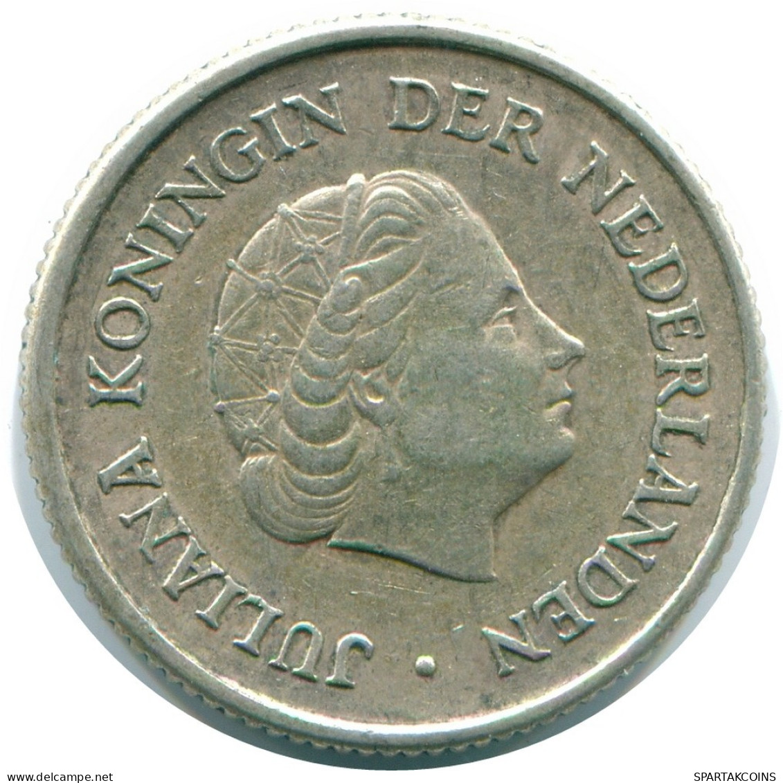 1/4 GULDEN 1967 NETHERLANDS ANTILLES SILVER Colonial Coin #NL11528.4.U.A - Niederländische Antillen