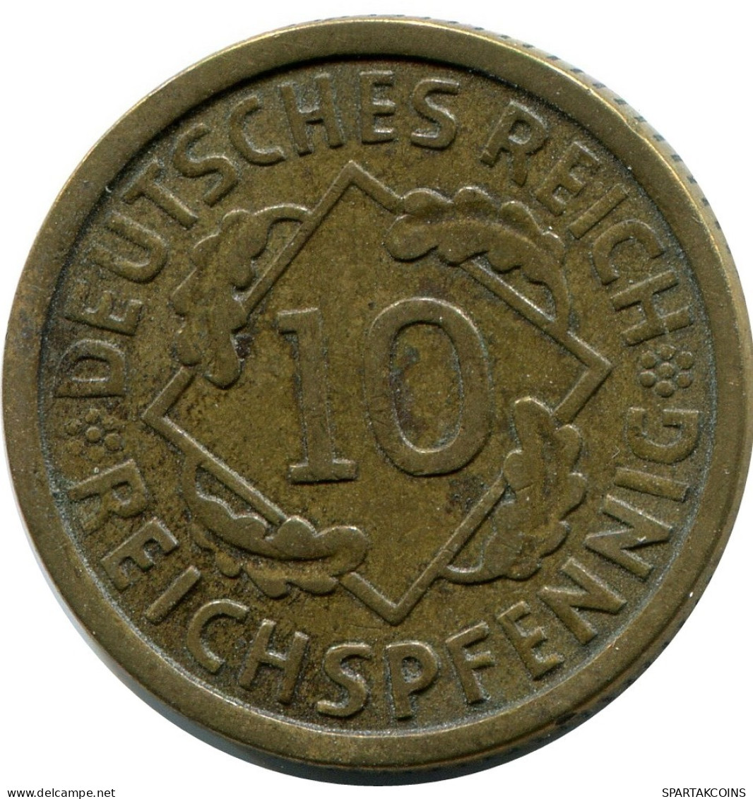 10 REICHSPFENNIG 1926 A DEUTSCHLAND Münze GERMANY #DB939.D.A - 10 Renten- & 10 Reichspfennig