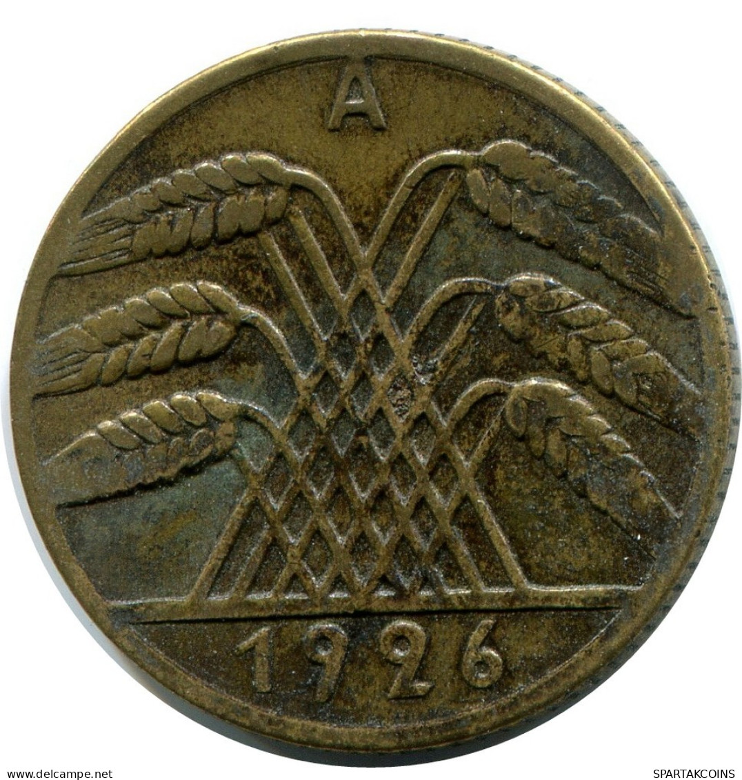 10 REICHSPFENNIG 1926 A DEUTSCHLAND Münze GERMANY #DB939.D.A - 10 Rentenpfennig & 10 Reichspfennig