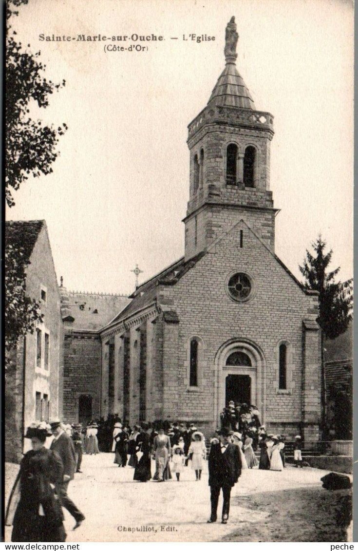 N°1434  W -cpa Sainte Marie Sur Ouche- L'église- - Sonstige & Ohne Zuordnung