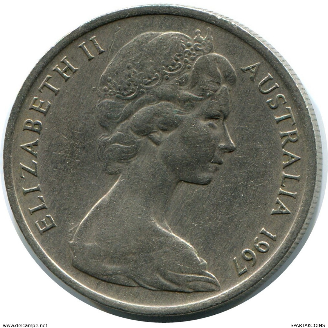10 CENTS 1967 AUSTRALIA Coin #AZ161.U.A - 10 Cents