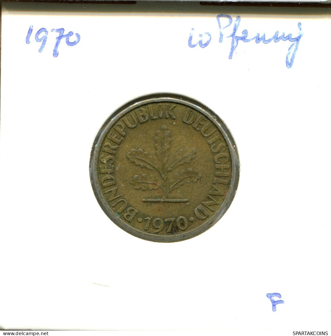 10 PFENNIG 1970 F BRD ALEMANIA Moneda GERMANY #DA903.E.A - 10 Pfennig