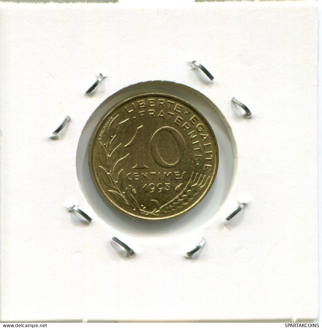 10 CENTIMES 1993 FRANCIA FRANCE Moneda #AN865.E.A - 10 Centimes