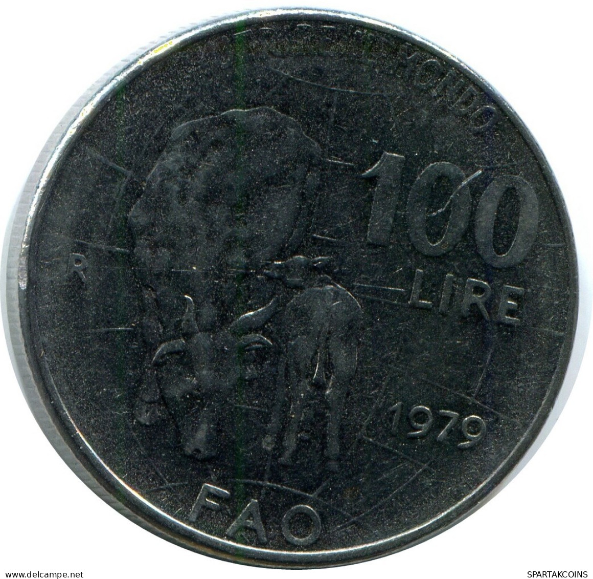 100 LIRE 1979 ITALIEN ITALY Münze #AZ409.D.A - 100 Lire