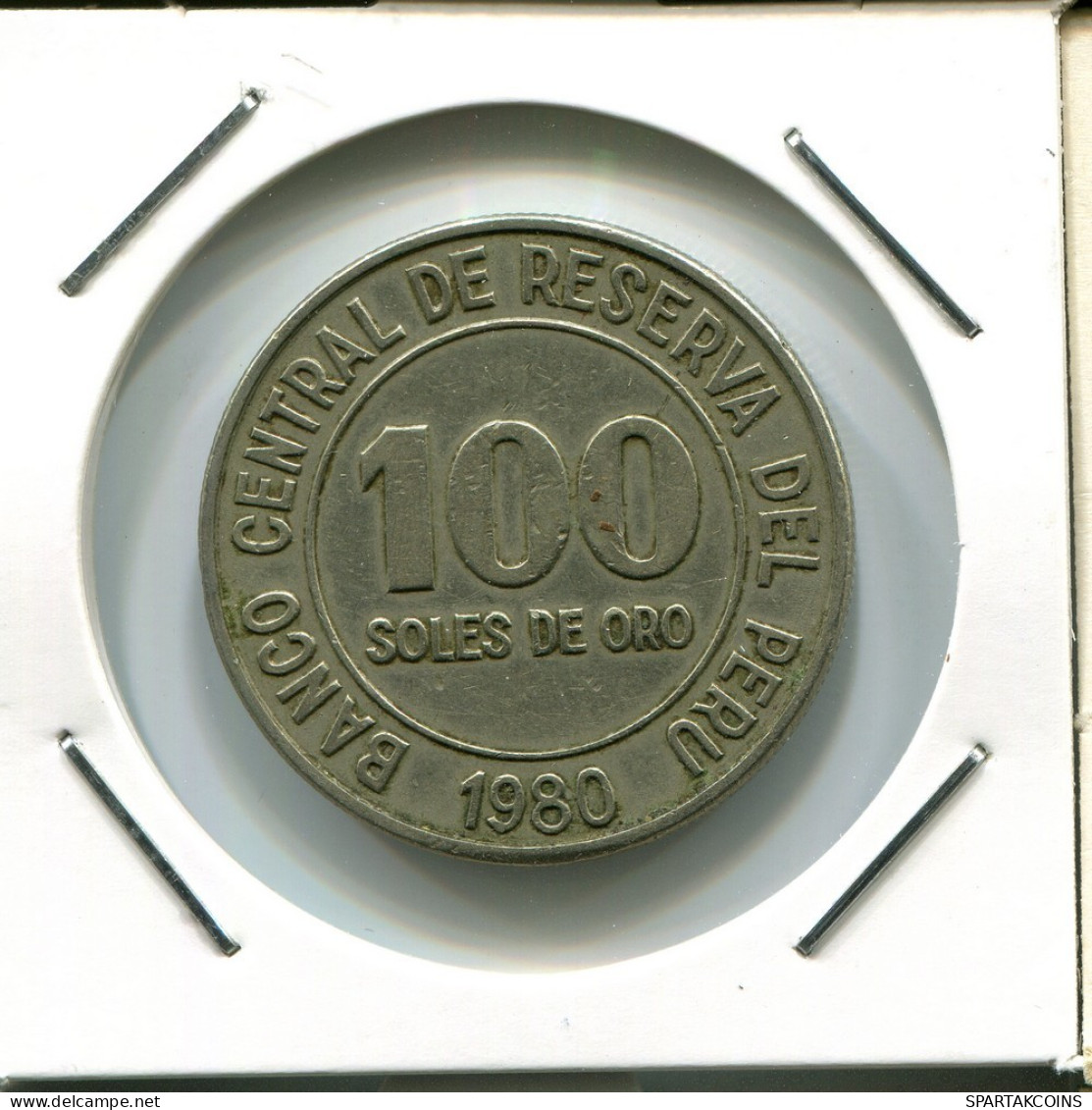 100 SOLES 1980 PERU Coin #AR772.U.A - Pérou