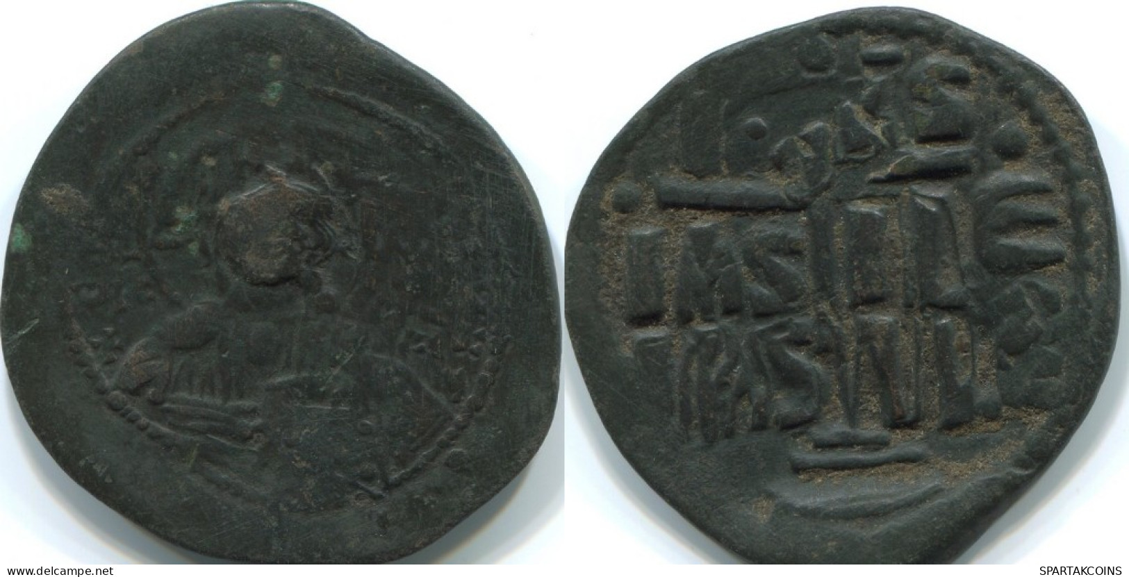 Authentic Original Ancient BYZANTINE EMPIRE Coin 10.5g/34mm #ANT1370.27.U.A - Bizantinas