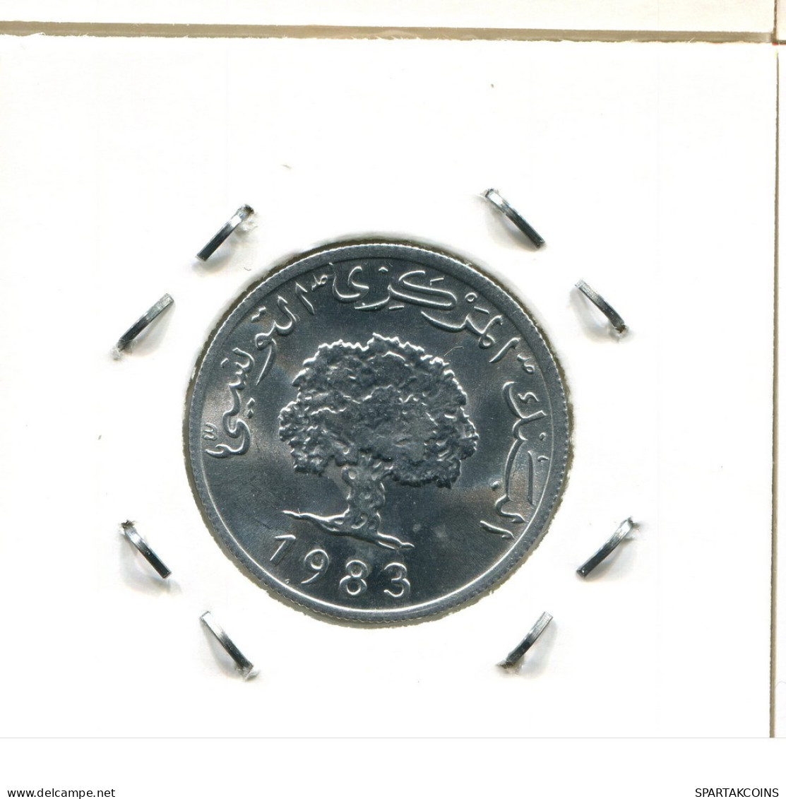 5 MILLIMES 1983 TUNESIEN TUNISIA Münze #AP817.2.D.A - Tunisia