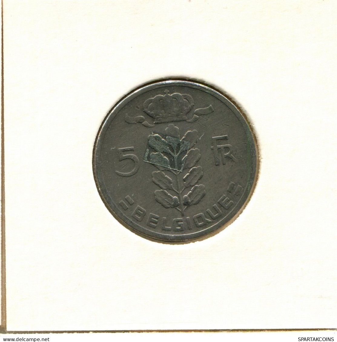 5 FRANCS 1965 Französisch Text BELGIEN BELGIUM Münze #BB334.D.A - 5 Frank