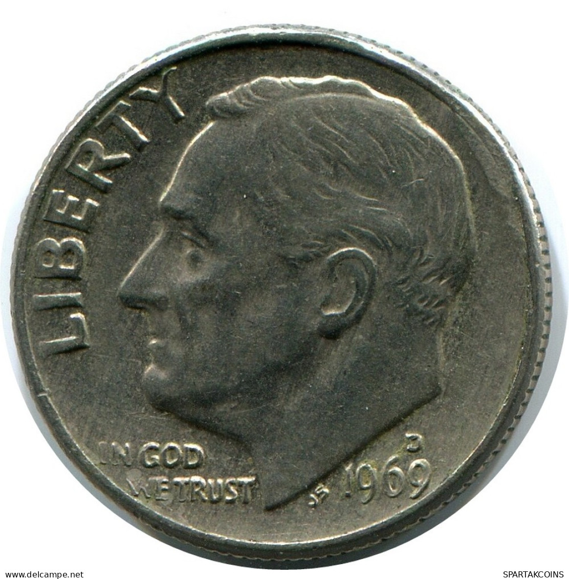 10 CENTS 1969 USA Münze #AZ244.D.A - E.Cents De 2, 3 & 20