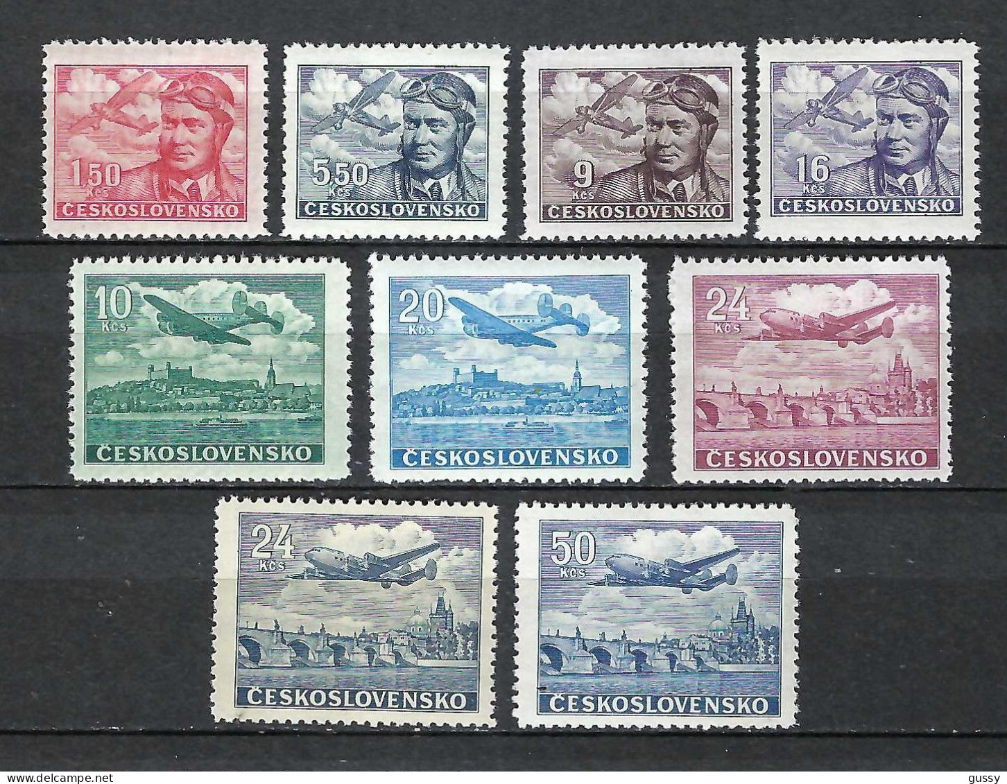 TCHECOSLOVAQUIE Ca.1945-50: Lot De Neufs* - Unused Stamps