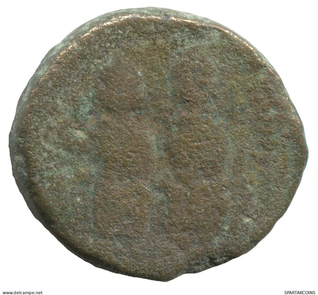 JUSTIN II AND SOPHIA AE FOLLIS 565-578 AD 14.9g/28mm BYZANTIN #SAV1025.10.F.A - Bizantinas