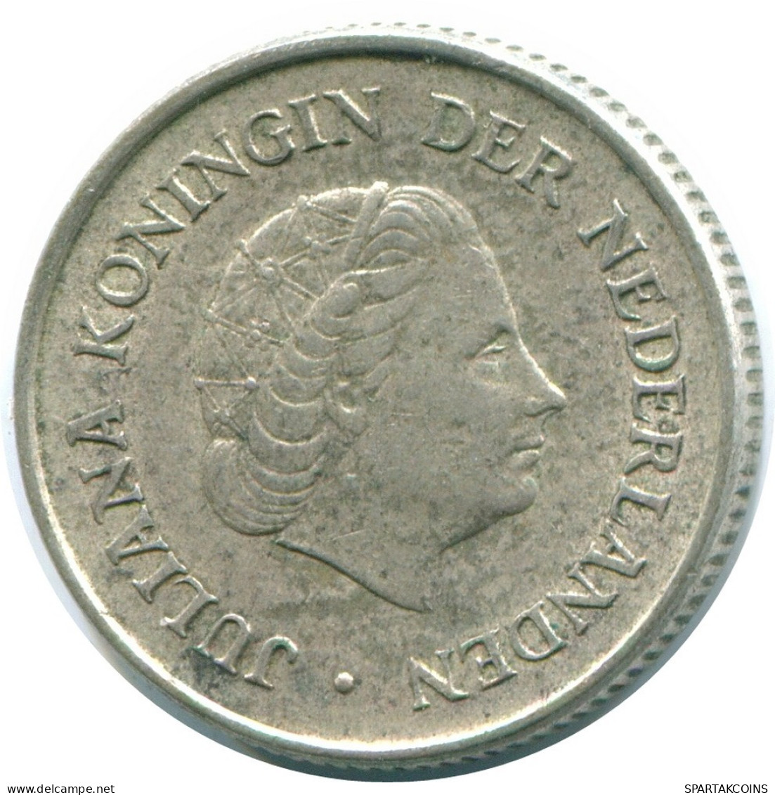 1/4 GULDEN 1970 NETHERLANDS ANTILLES SILVER Colonial Coin #NL11708.4.U.A - Netherlands Antilles