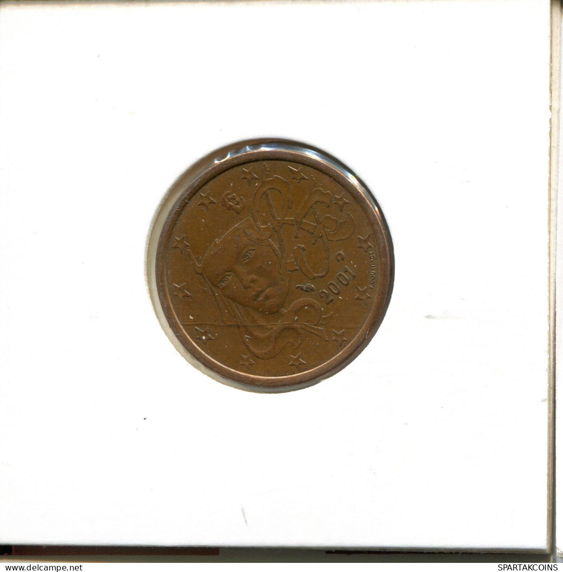 5 EURO CENTS 2001 FRANCE Coin Coin #EU458.U.A - Francia