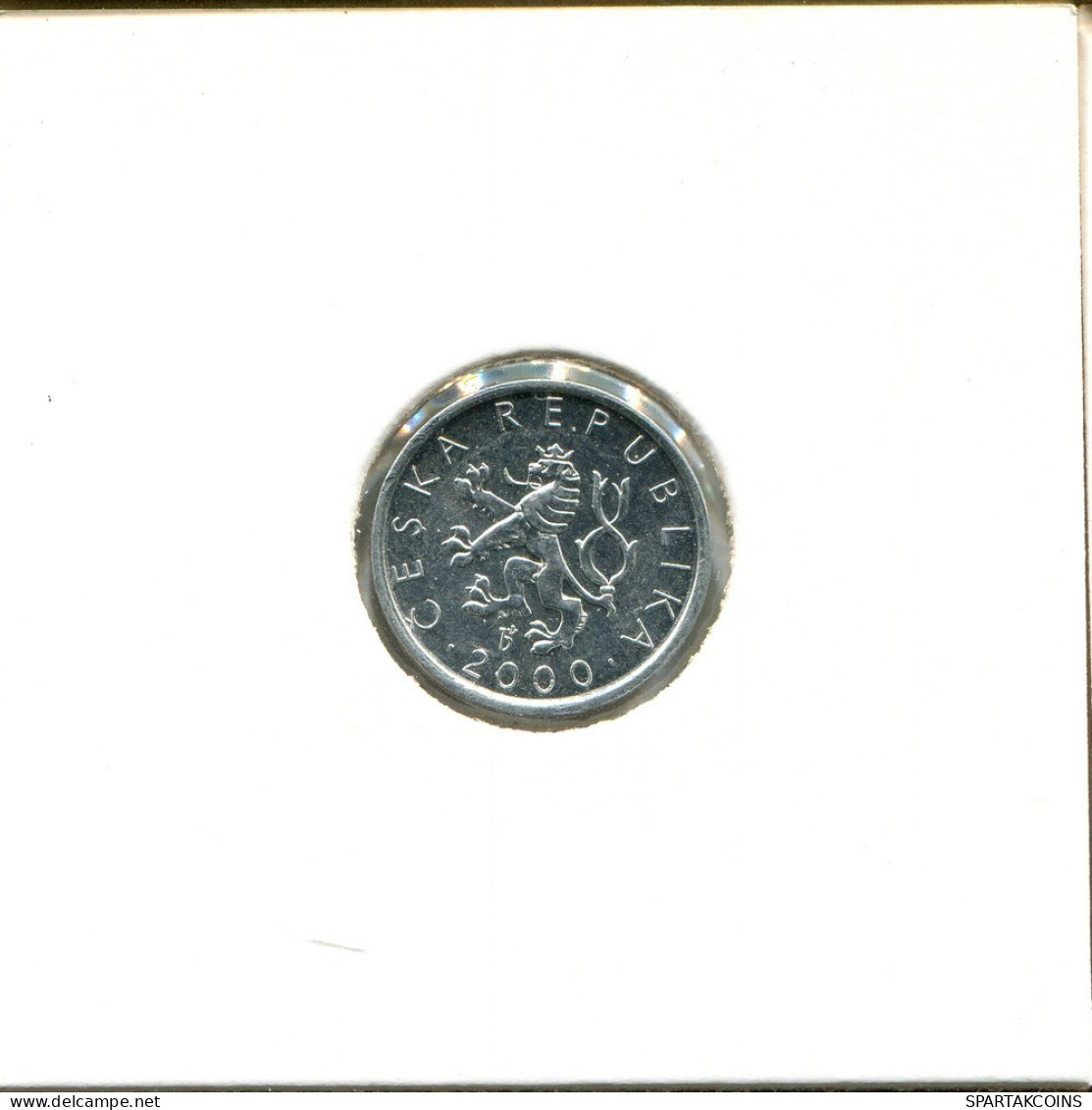 10 HALERU 2000 TSCHECHIEN CZECH REPUBLIC Münze #AT006.D.A - Tschechische Rep.