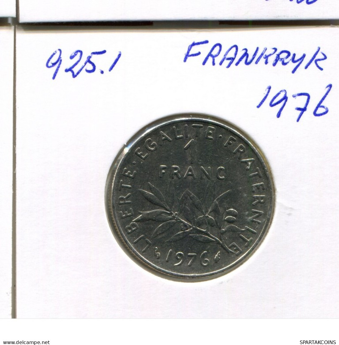 1 FRANC 1976 FRANCE Coin French Coin #AN318.U.A - 1 Franc