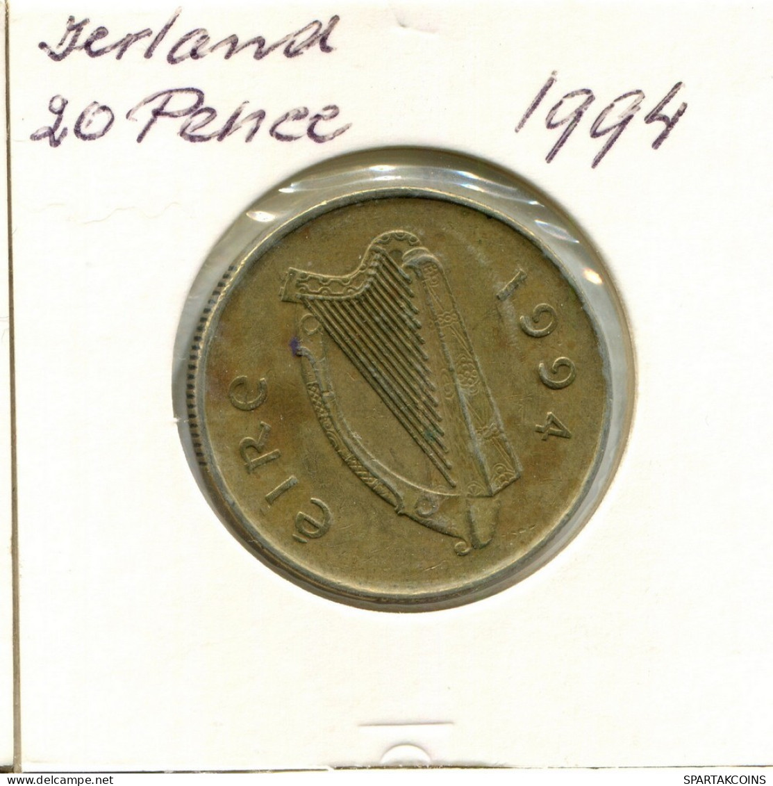 20 PENCE 1994 IRLANDE IRELAND Pièce #AY700.F.A - Irlanda