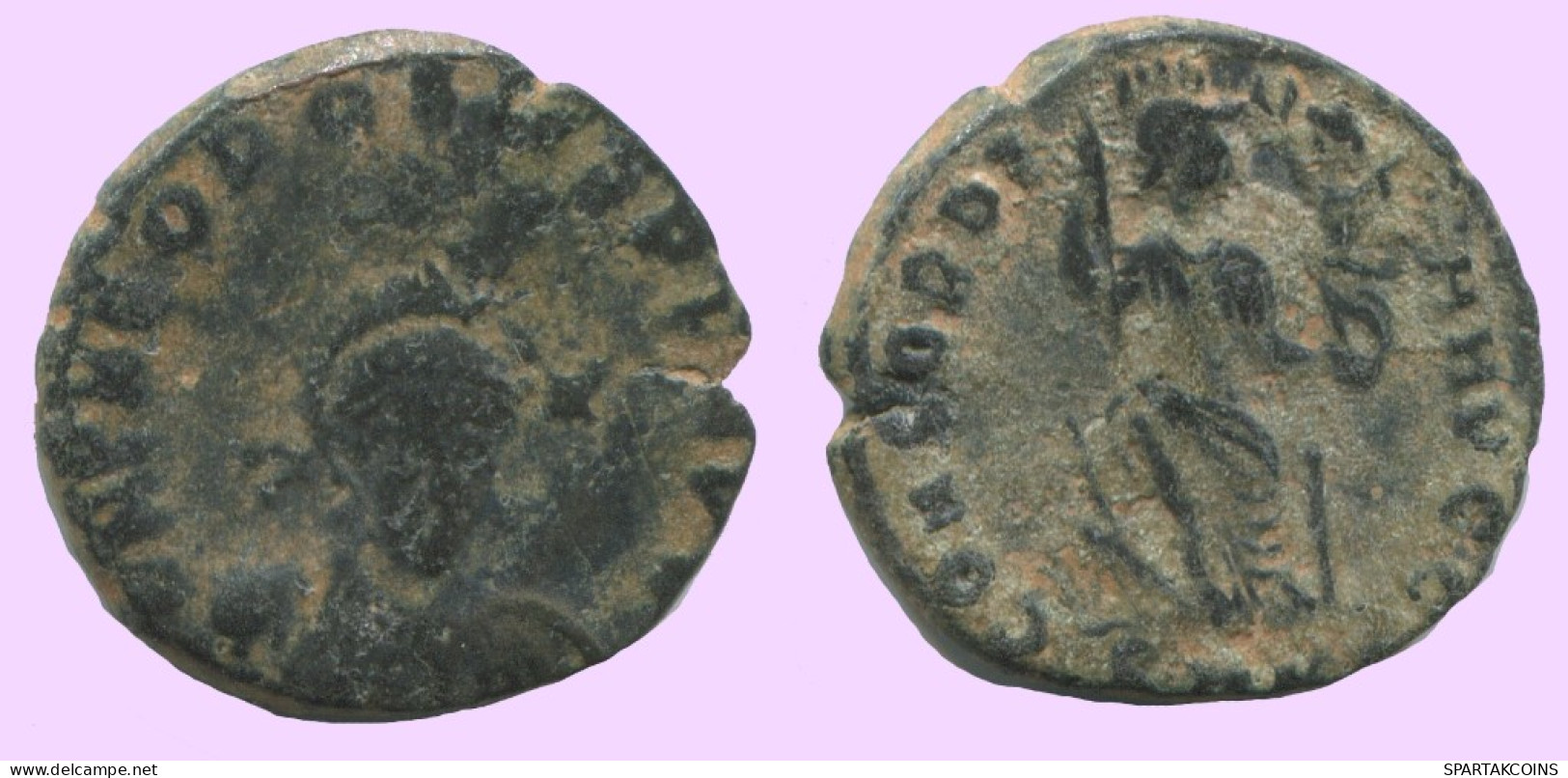 LATE ROMAN IMPERIO Moneda Antiguo Auténtico Roman Moneda 2.1g/17mm #ANT2435.14.E.A - El Bajo Imperio Romano (363 / 476)