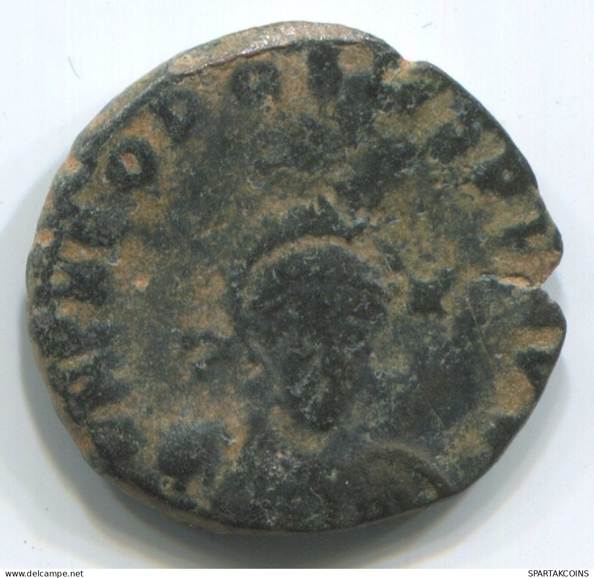 LATE ROMAN IMPERIO Moneda Antiguo Auténtico Roman Moneda 2.1g/17mm #ANT2435.14.E.A - The End Of Empire (363 AD To 476 AD)