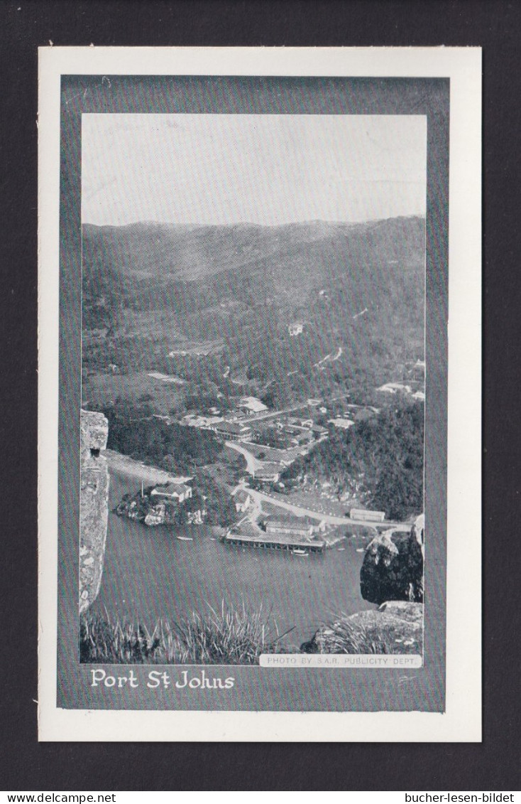 1/2 P. Bild-Ganzsache "Port St. Johns" - Ungebraucht - Storia Postale