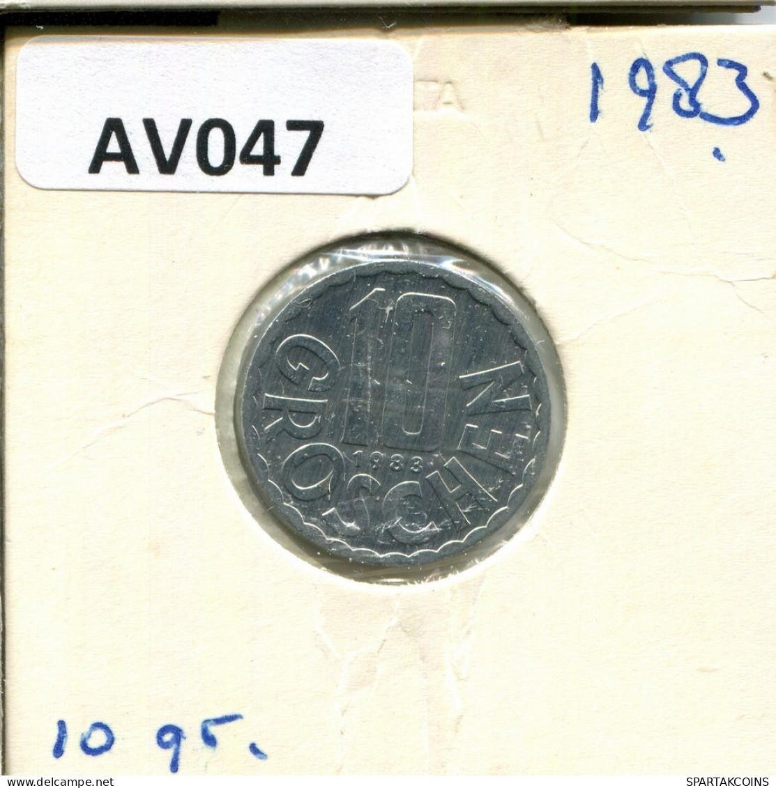 10 GROSCHEN 1983 ÖSTERREICH AUSTRIA Münze #AV047.D.A - Austria