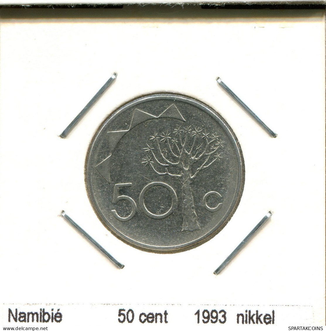 50 CENTS 1993 NAMIBIA Coin #AS396.U.A - Namibië