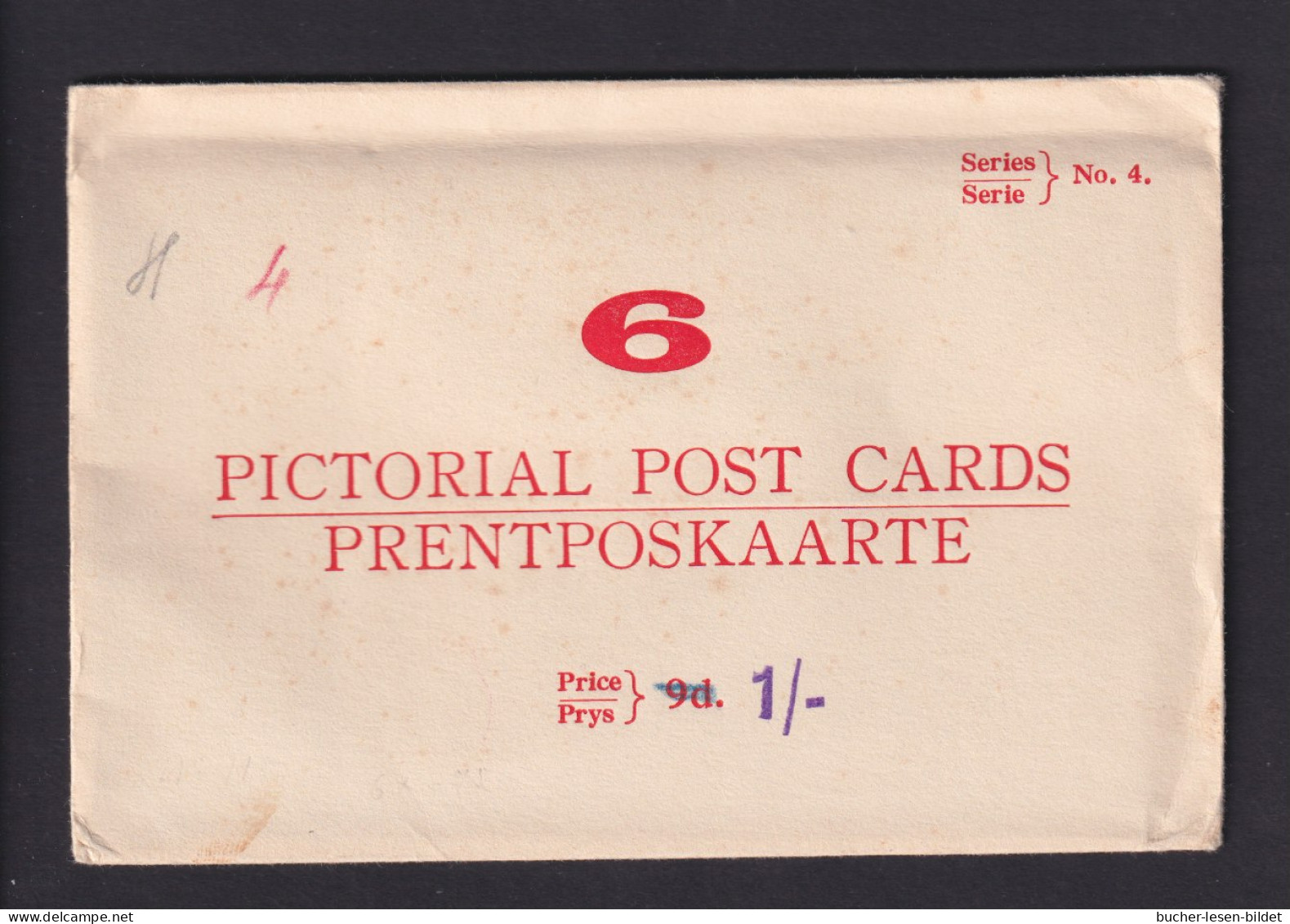 Umschlag Mit Korregierter Wertangabe Für Bild-Ganzsachen Serie 4 - Storia Postale