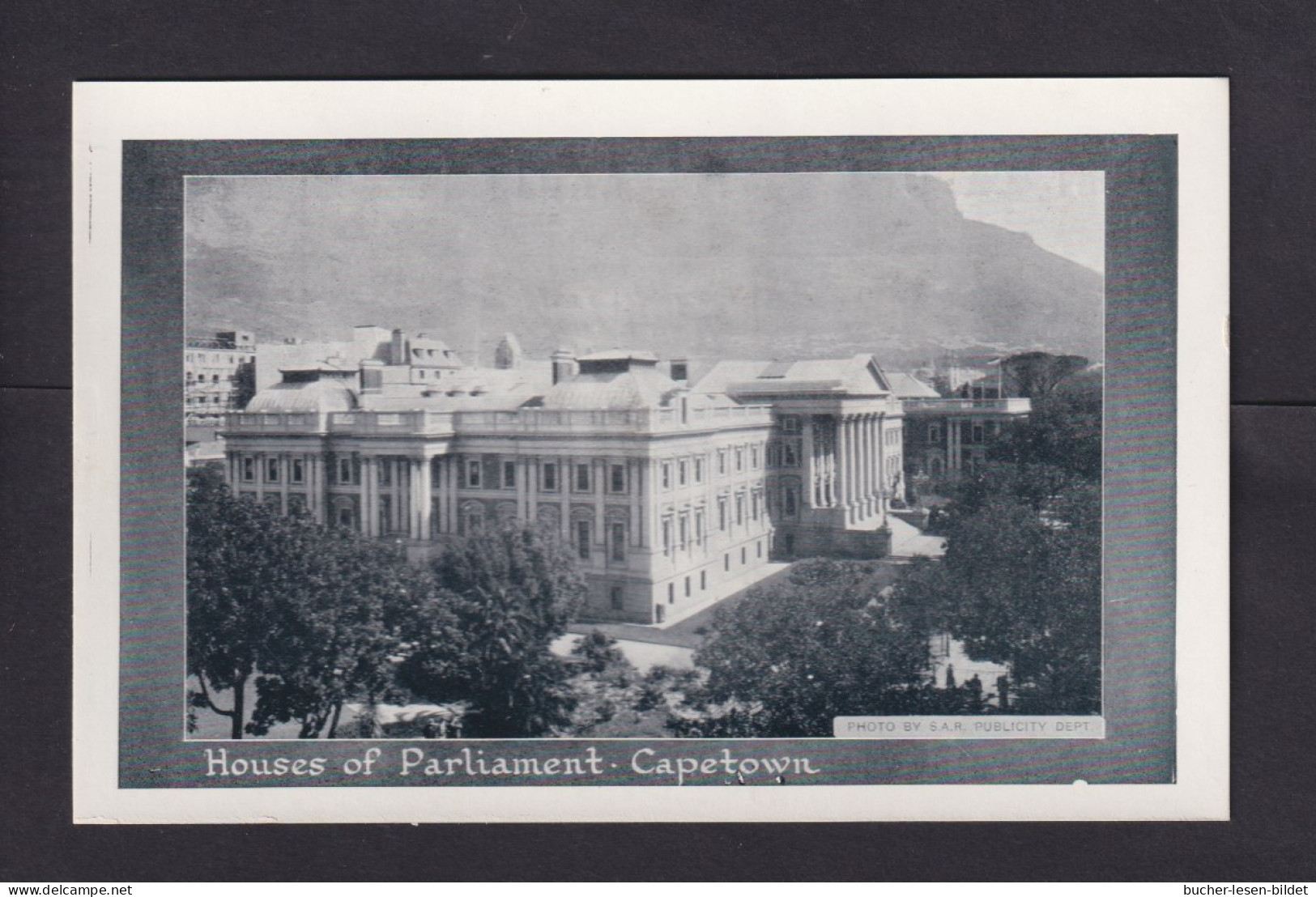 1/2 P. Bild-Ganzsache "Houses Of Parliament Capetown" - Ungebraucht - Lettres & Documents