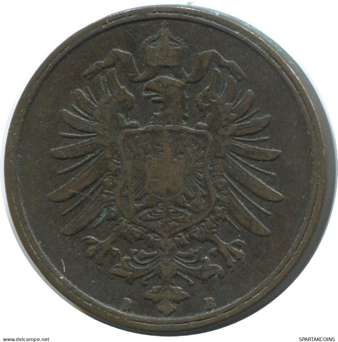 2 PFENNIG 1875 B GERMANY Coin #AE562.U.A - 2 Pfennig