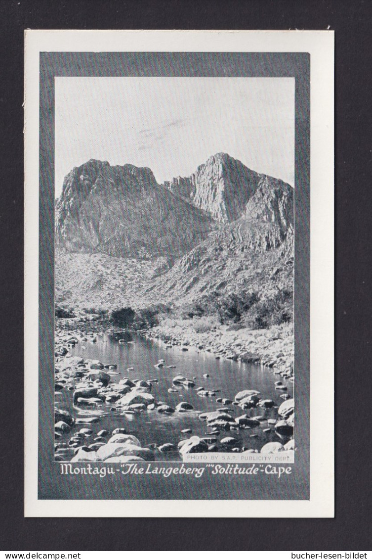 1/2 P. Bild-Ganzsache "Montagu The Langeberg Solitude" - Ungebraucht - Covers & Documents