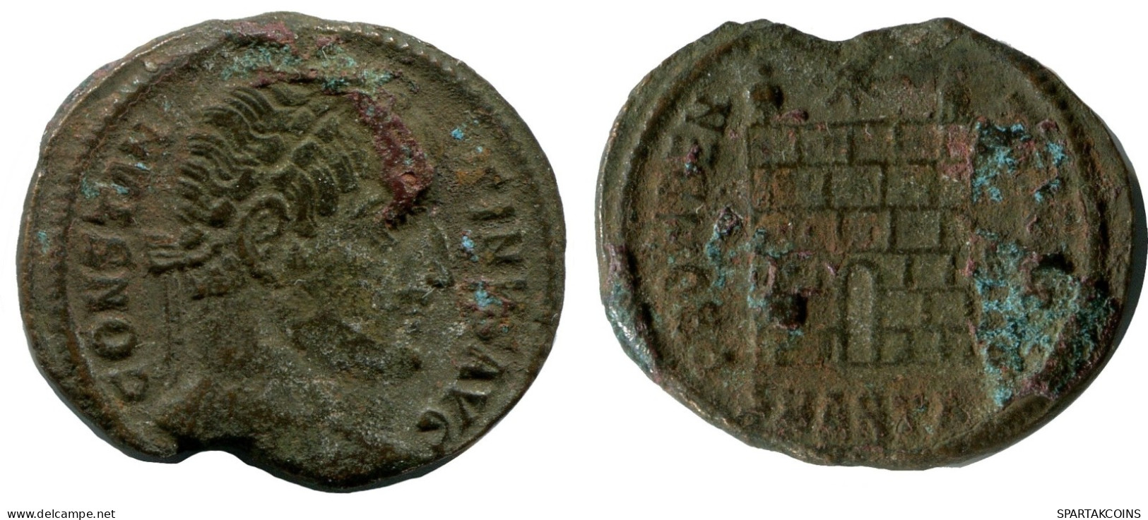 CONSTANTINE I MINTED IN ANTIOCH FOUND IN IHNASYAH HOARD EGYPT #ANC10613.14.D.A - The Christian Empire (307 AD Tot 363 AD)