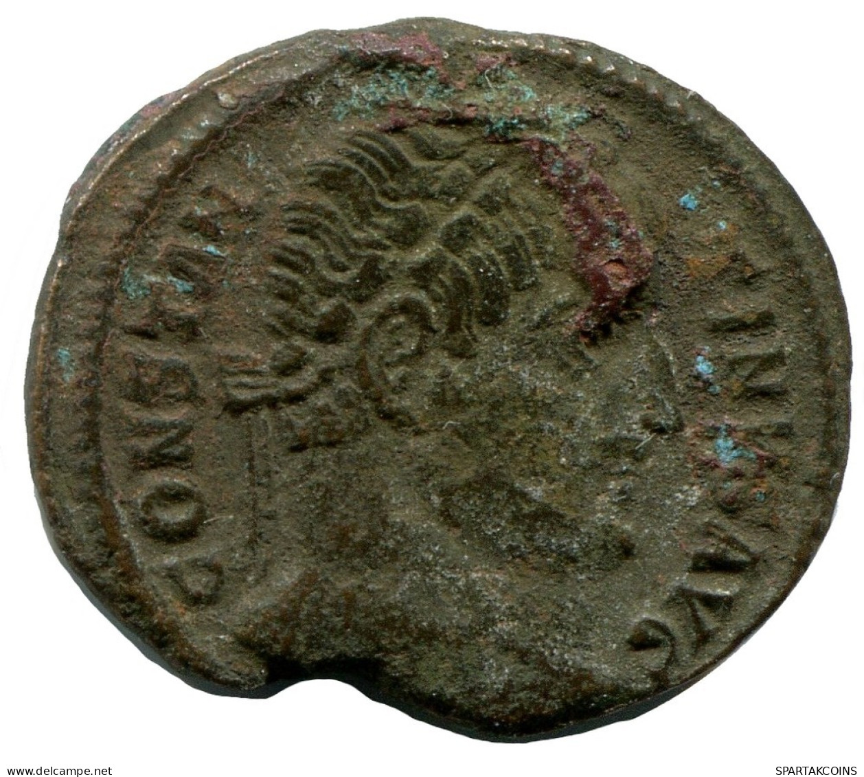 CONSTANTINE I MINTED IN ANTIOCH FOUND IN IHNASYAH HOARD EGYPT #ANC10613.14.D.A - The Christian Empire (307 AD To 363 AD)