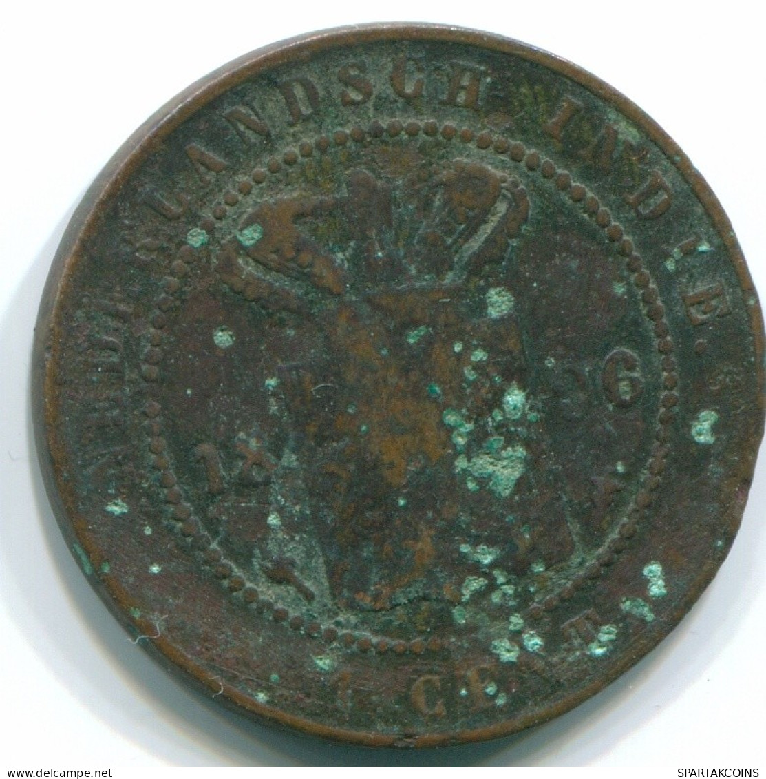 1 CENT 1896 NIEDERLANDE OSTINDIEN INDONESISCH Copper Koloniale Münze #S10058.D.A - Indes Neerlandesas