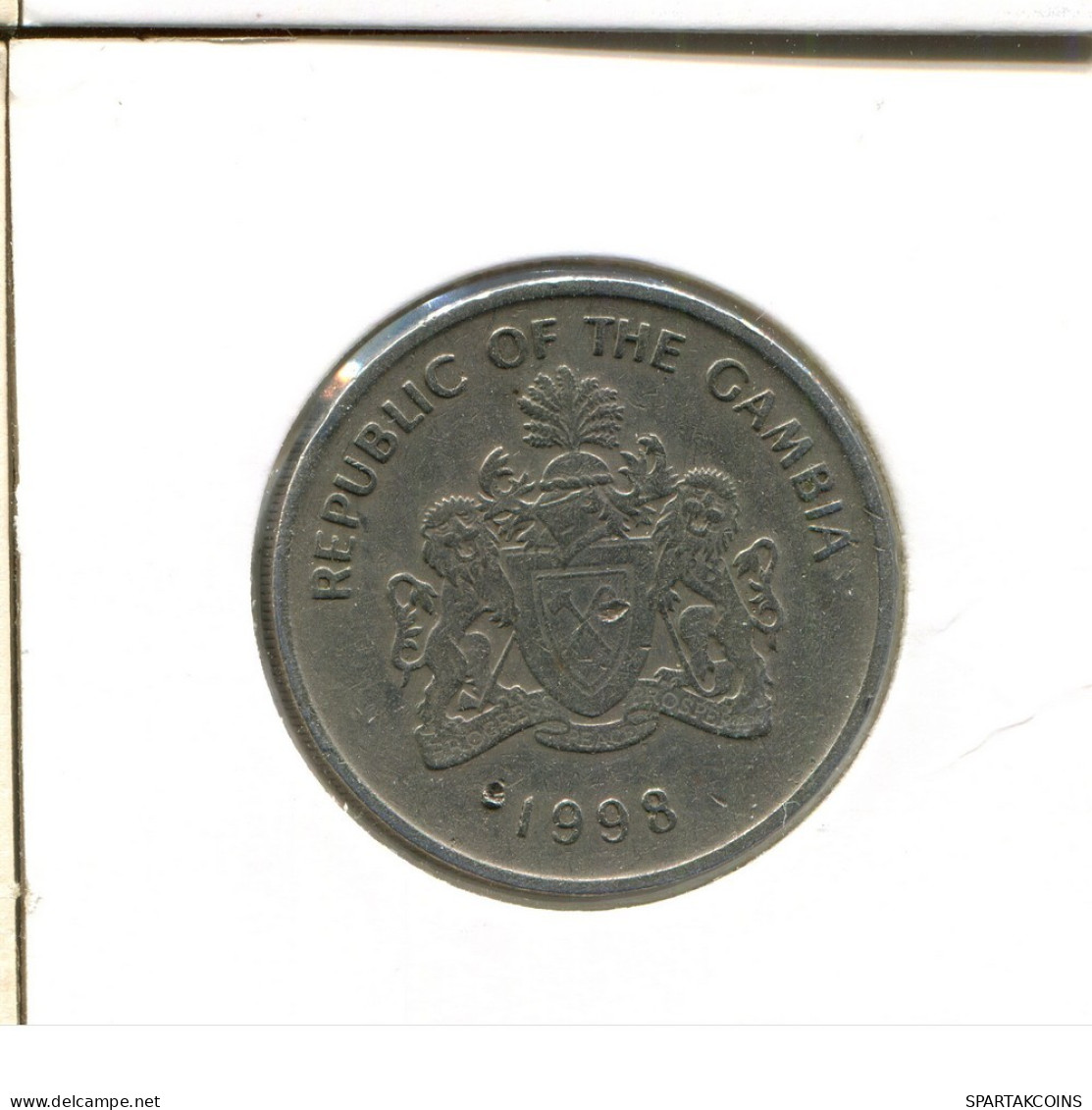 50 BUTUTS 1998 GAMBIA Coin #AS756.U.A - Gambia