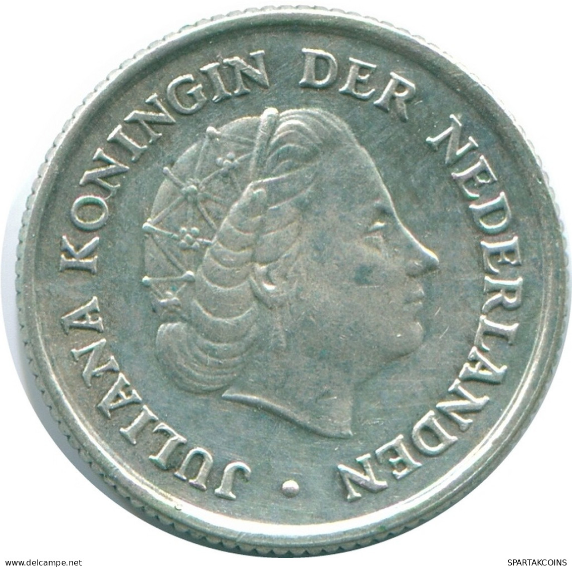 1/10 GULDEN 1963 NETHERLANDS ANTILLES SILVER Colonial Coin #NL12471.3.U.A - Antillas Neerlandesas