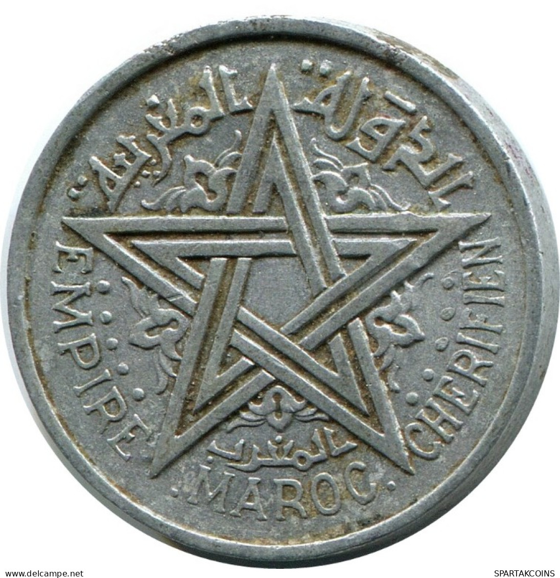 1 FRANC 1951 MOROCCO Islamisch Münze #AH692.3.D.A - Maroc