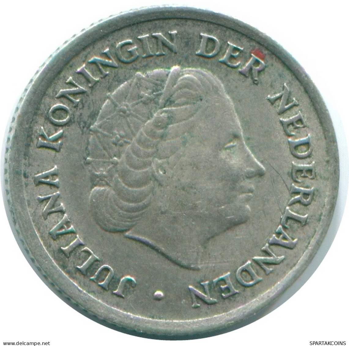 1/10 GULDEN 1970 ANTILLAS NEERLANDESAS PLATA Colonial Moneda #NL13094.3.E.A - Antille Olandesi