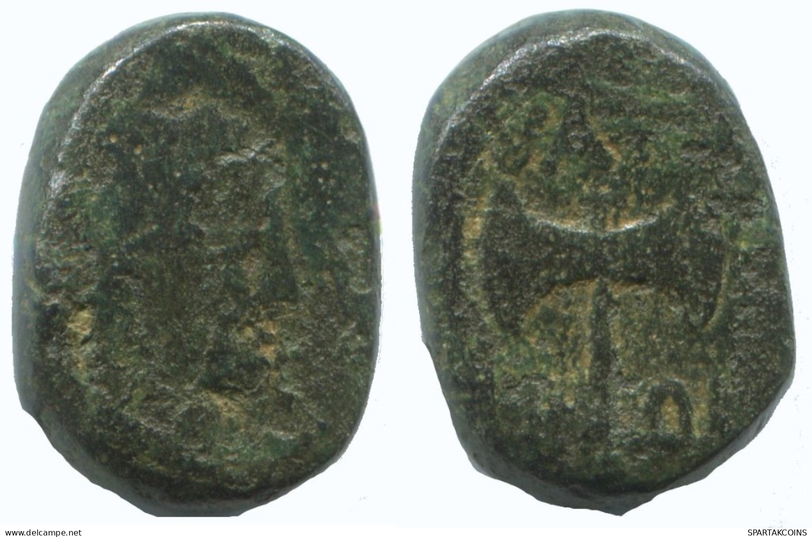 AXE AUTHENTIC ORIGINAL ANCIENT GREEK Coin 3.5g/16mm #AA118.13.U.A - Griechische Münzen