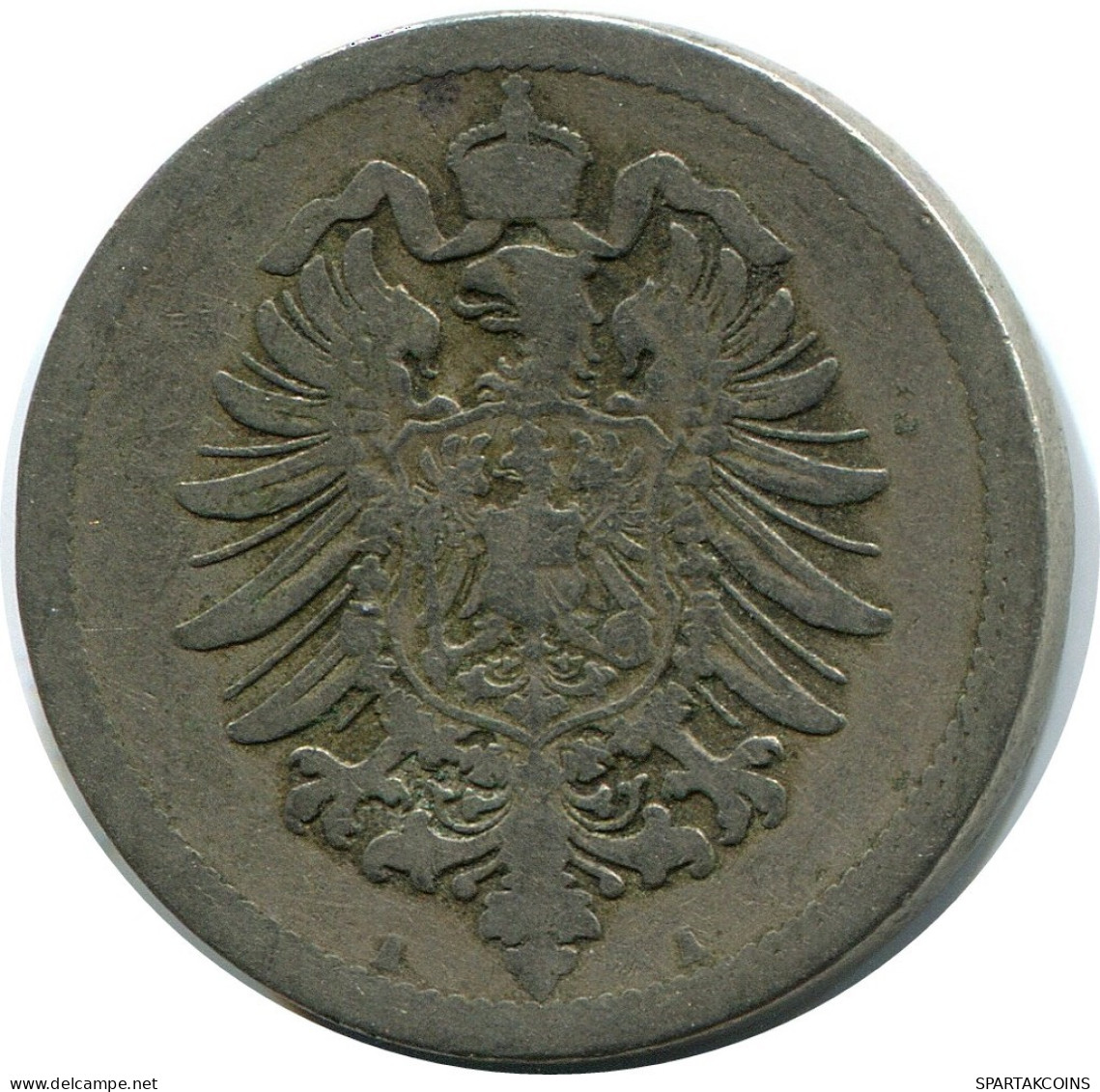 10 PFENNIG 1876 A GERMANY Coin #DB312.U.A - 10 Pfennig