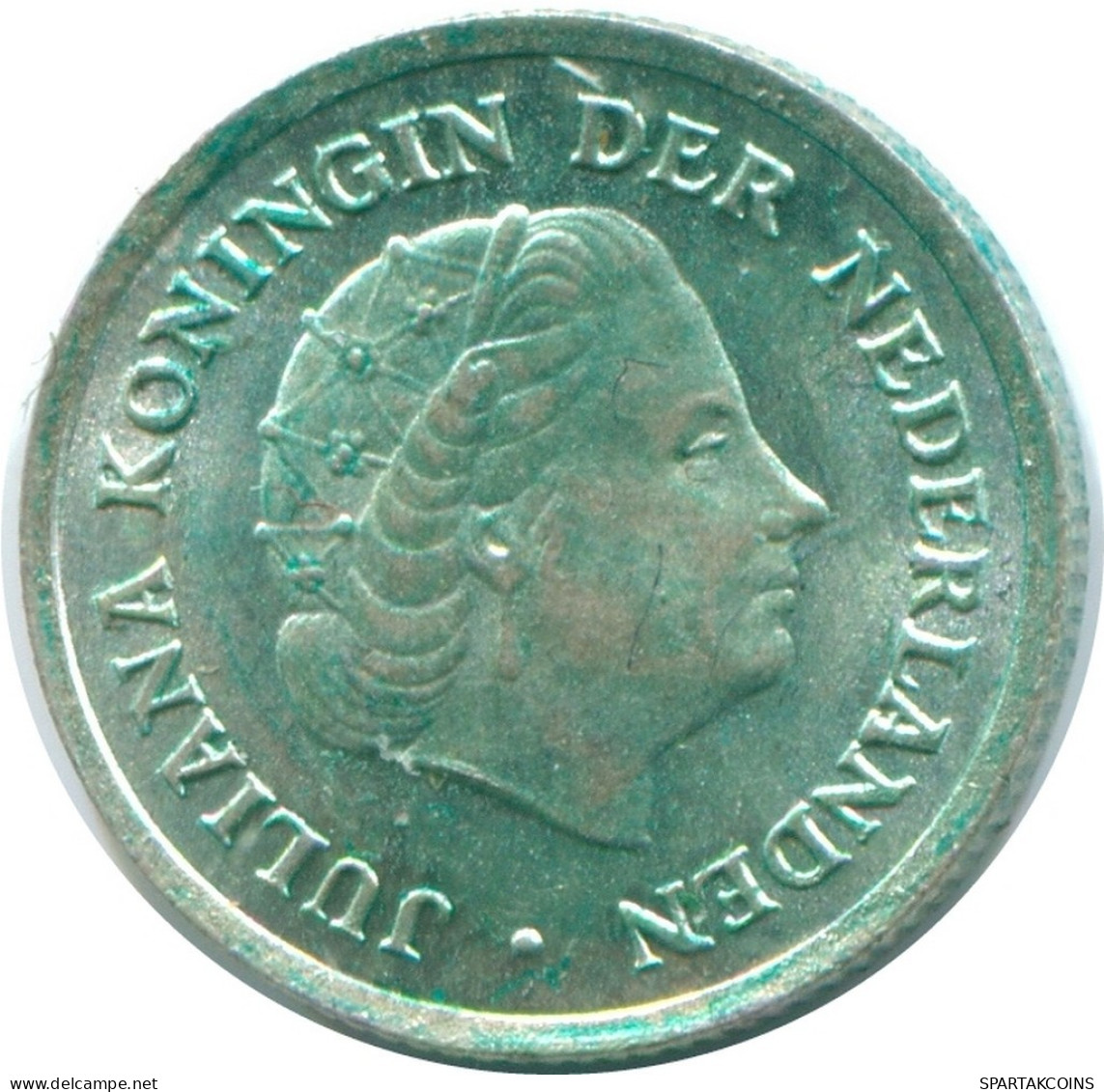 1/10 GULDEN 1966 NETHERLANDS ANTILLES SILVER Colonial Coin #NL12885.3.U.A - Niederländische Antillen