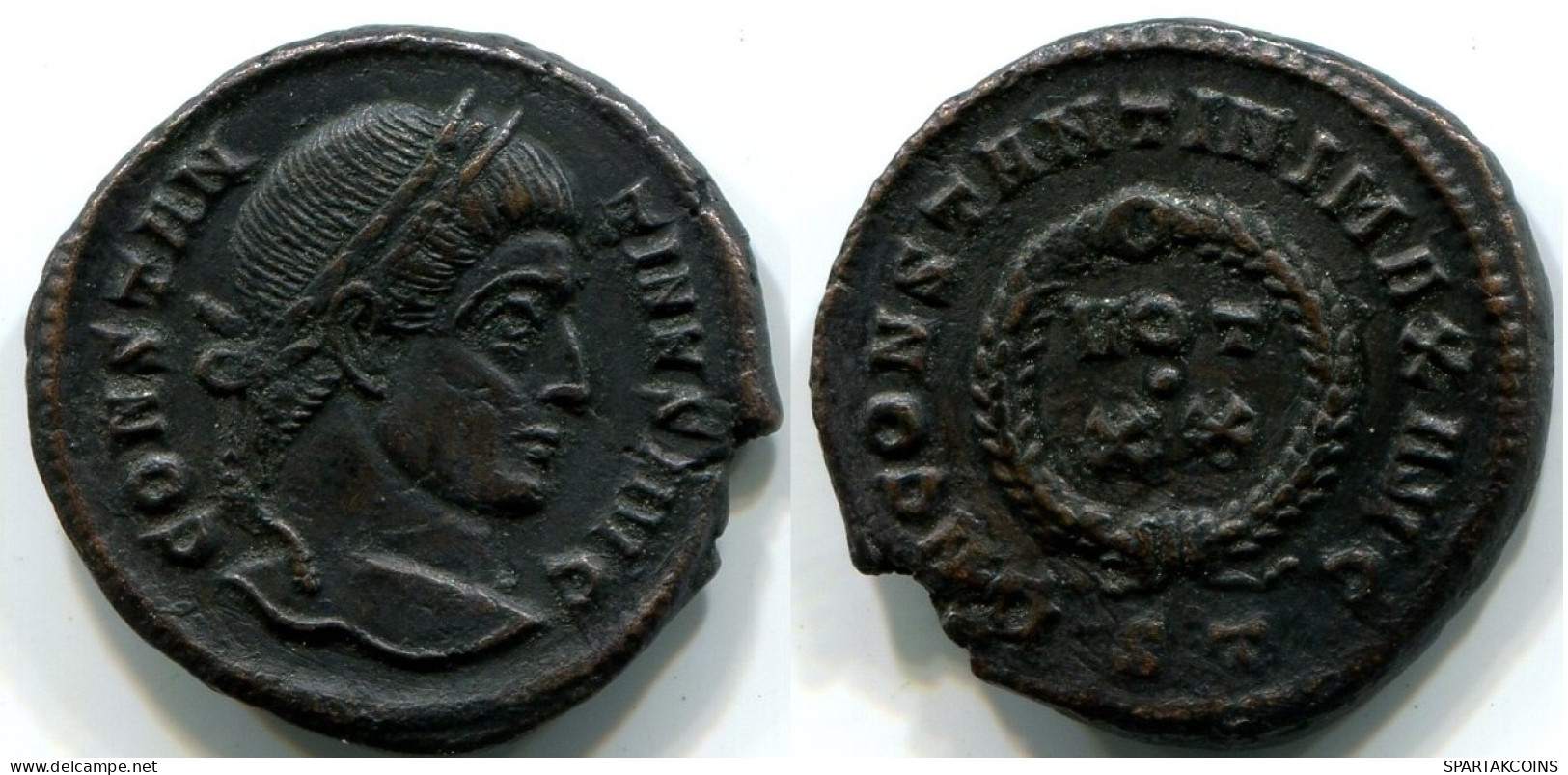 CONSTANTINE I Ticinum Mint ST AD 320-321 D N CONSTANTINI MAX AVG #ANC12447.16.E.A - El Impero Christiano (307 / 363)