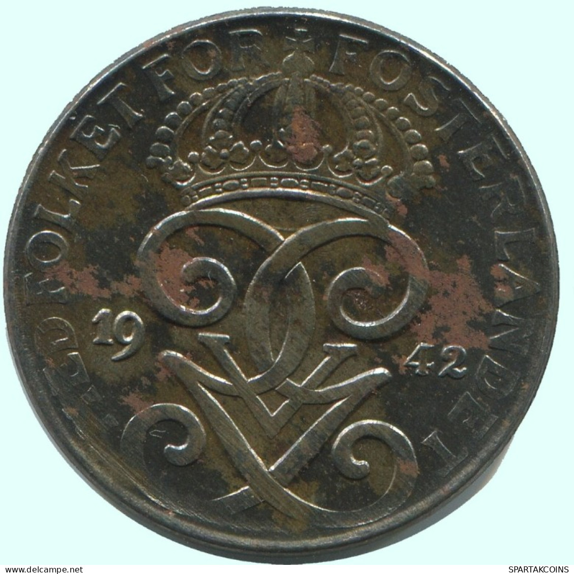 2 ORE 1942 SUECIA SWEDEN Moneda #AC763.2.E.A - Suède