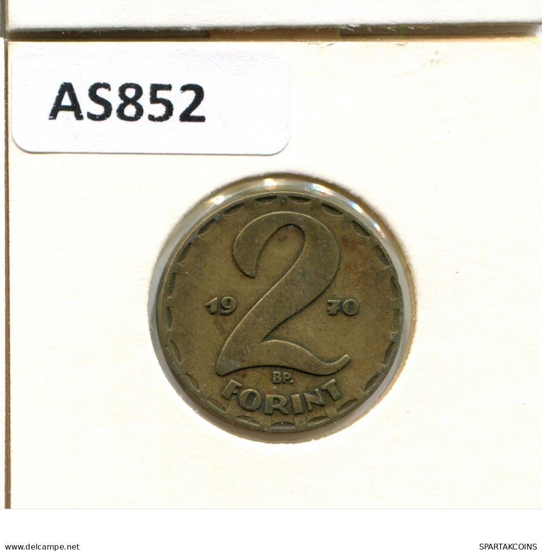 2 FORINT 1970 HUNGRÍA HUNGARY Moneda #AS852.E.A - Hongarije