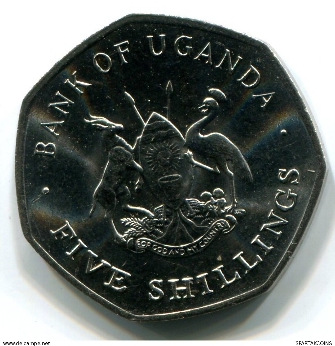 5 SHILLINGS 1987 UGANDA UNC Coin #W11213.U.A - Oeganda